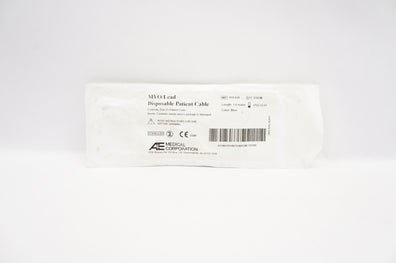 A&E 019-535 MYO/Lead Disposable Patient Cable 1.8 meter, Blue (x)